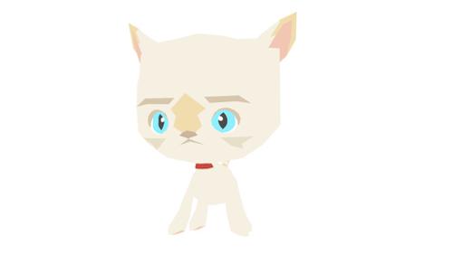 Whisker the white kitty preview image